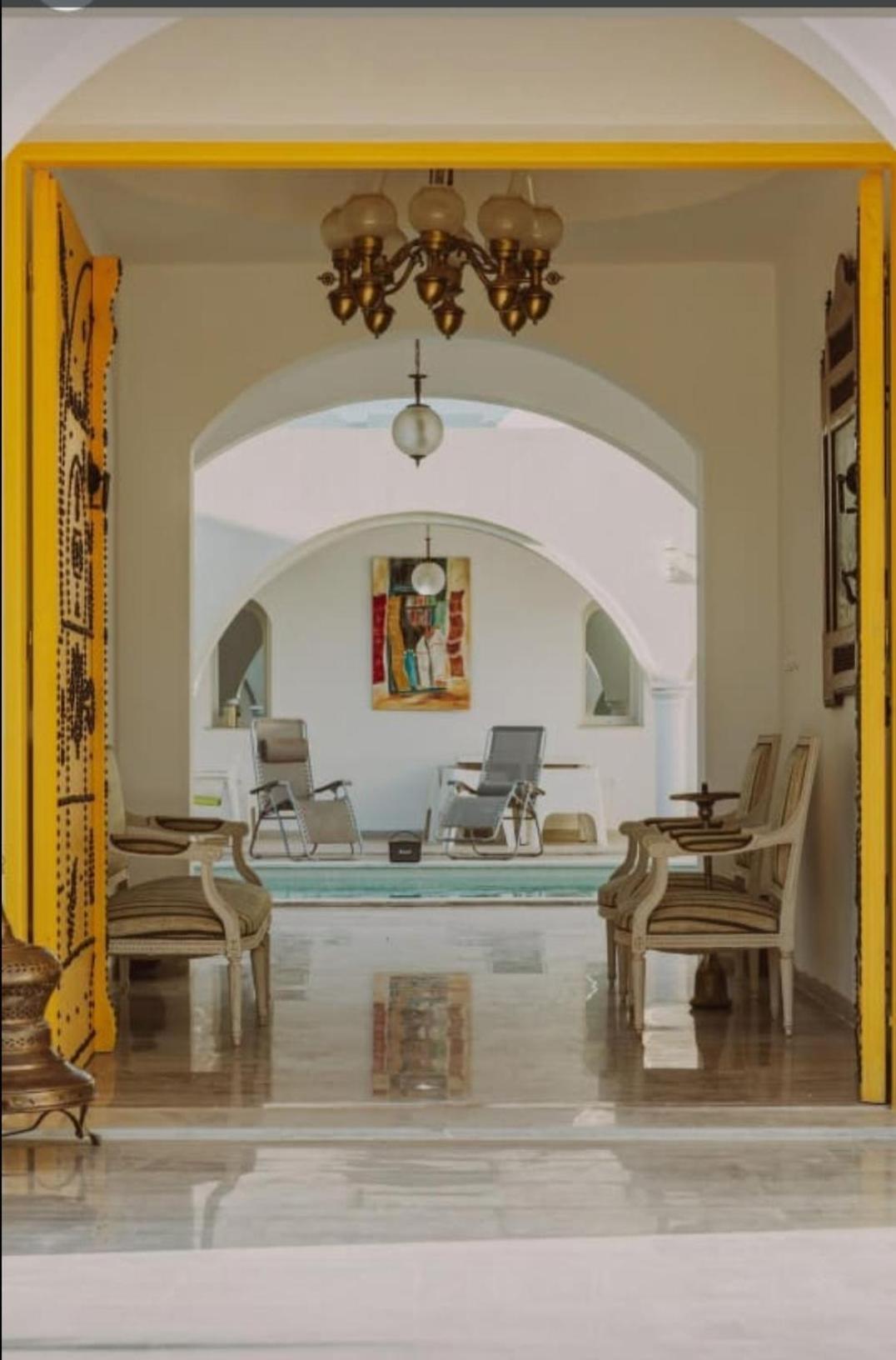 Musk De Djerba Suite Aziz Avec Piscine Temlale Luaran gambar